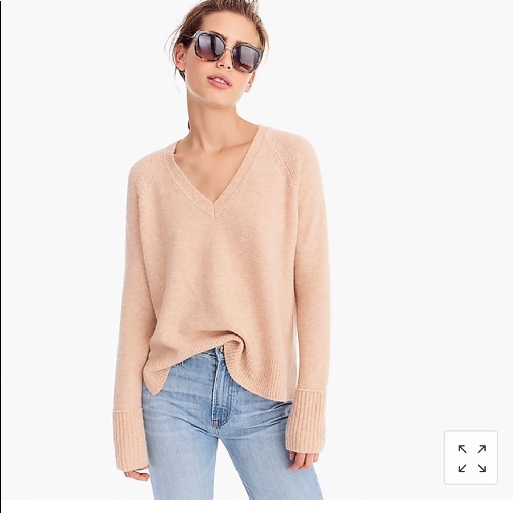 jcrew wool v-neck sweater